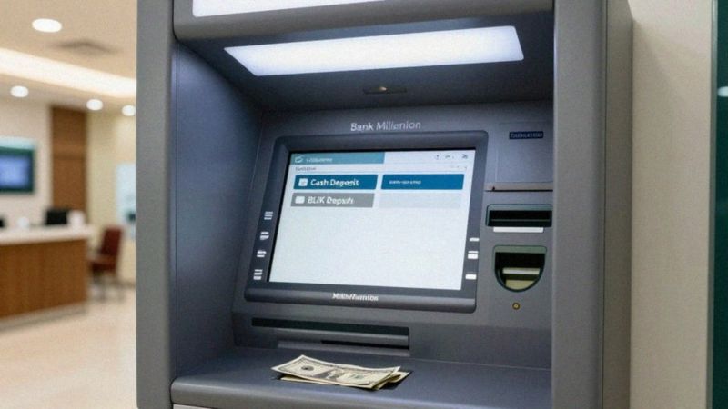 Jak wpłacić we wpłatomacie Millennium gotówką i BLIKIEM?