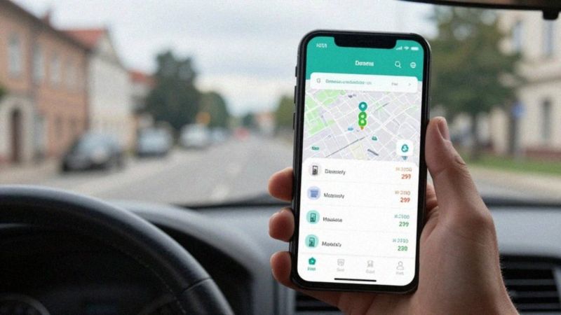 Jak aplikacje lokalizują najtańsze stacje paliw?
