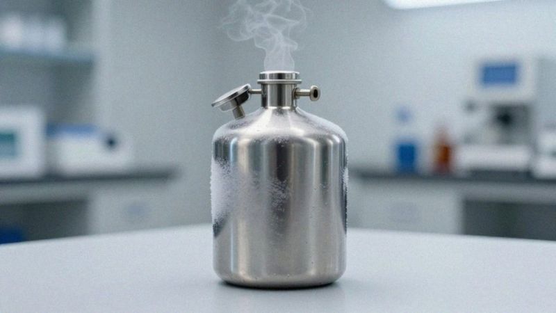 Jaka jest temperatura ciekłego azotu?