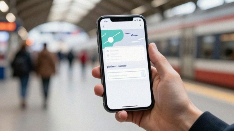 Jak sprawdzić peron pociągu w aplikacji mobilnej?