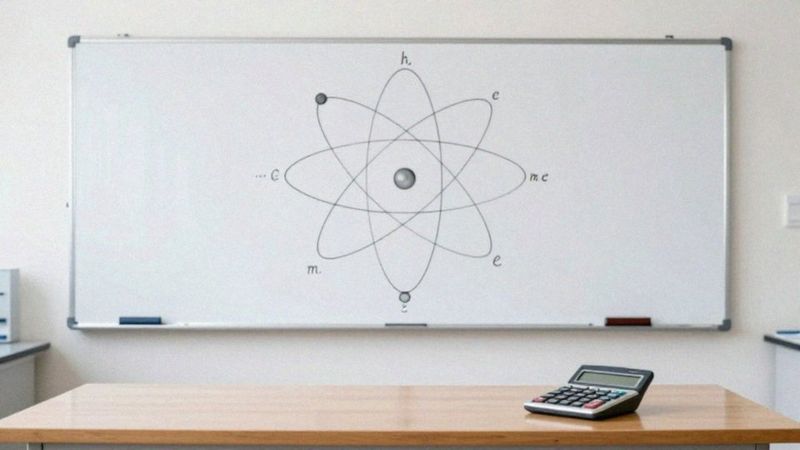 Jak stała Plancka i masa elektronu wpływają na promień?