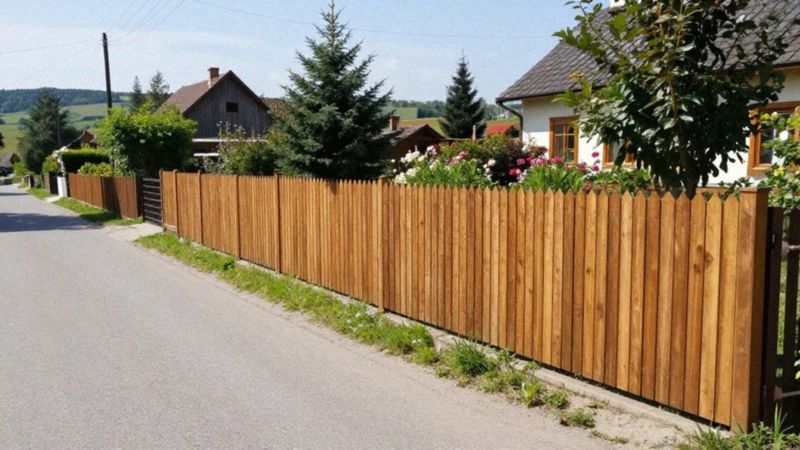 Jaką wysokość powinno mieć ogrodzenie przy drodze gminnej?