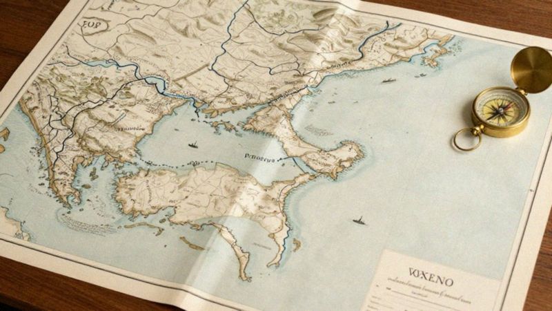 Jak mapa obrazuje rzeki i wybrzeże Bałtyku?