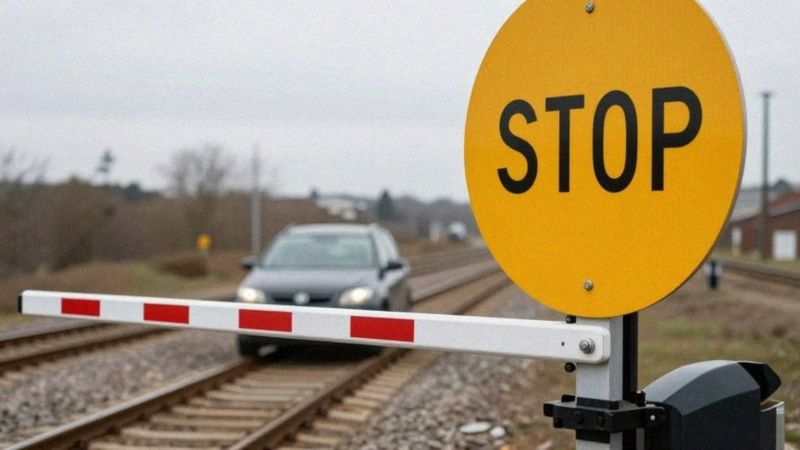 Jak postępować przy unieruchomionym pojeździe na torach?