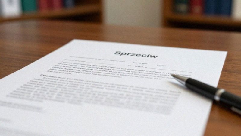 Jak i kiedy wnieść sprzeciw i co musi zawierać?