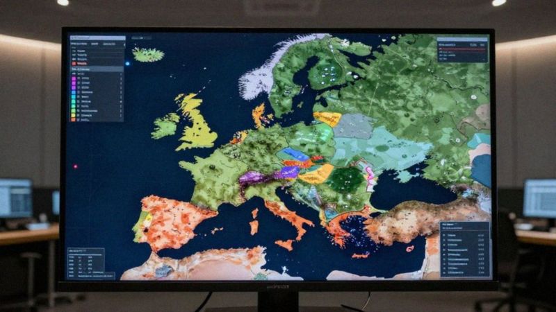 Jak mapa pokazuje potencjał wojskowy państw NATO?