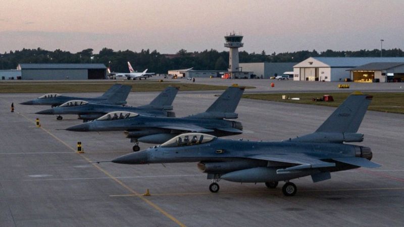 Czy Belgia przekazała Ukrainie myśliwce F-16?