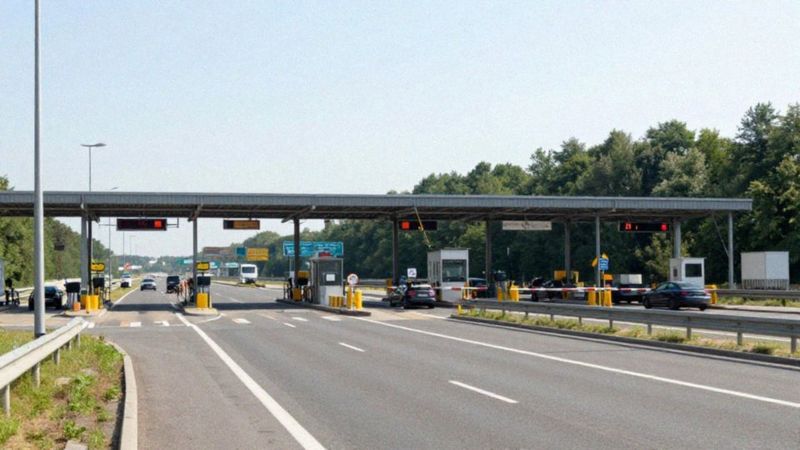 W których miejscach A4 są punkty poboru opłat?