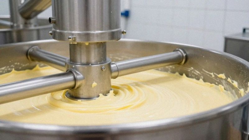 Co dzieje się z ziarnami masła podczas wygniatania?