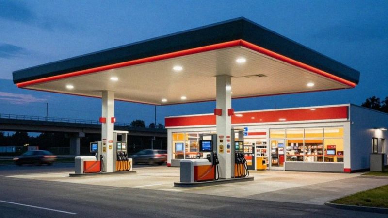 Gdzie znaleźć stacje paliw i hotele przy trasie?
