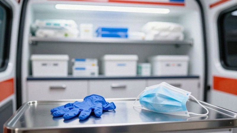 Jak ratownik w karetce zabezpiecza siebie i pacjenta?