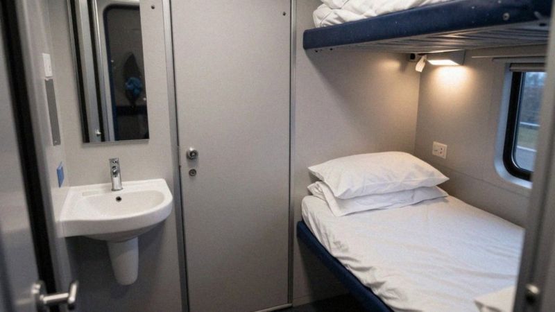 Jakie udogodnienia są w przedziale sypialnym?