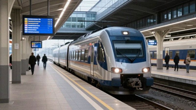 Które pociągi wracają na trasę po zmianie?
