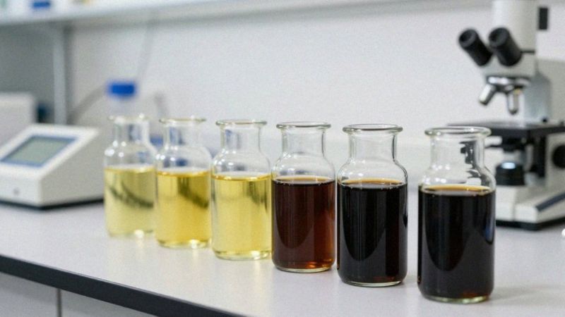 Dlaczego kolor ropy naftowej się zmienia?