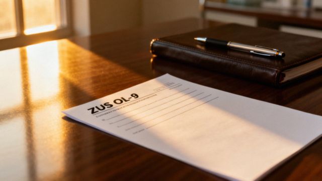 Druk OL-9 ZUS — do czego służy i jak go wypełnić?