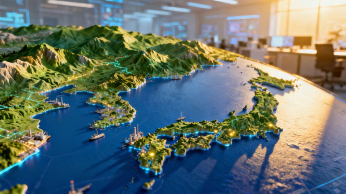 Gospodarka Japonii — mapa i kluczowe branże w regionach