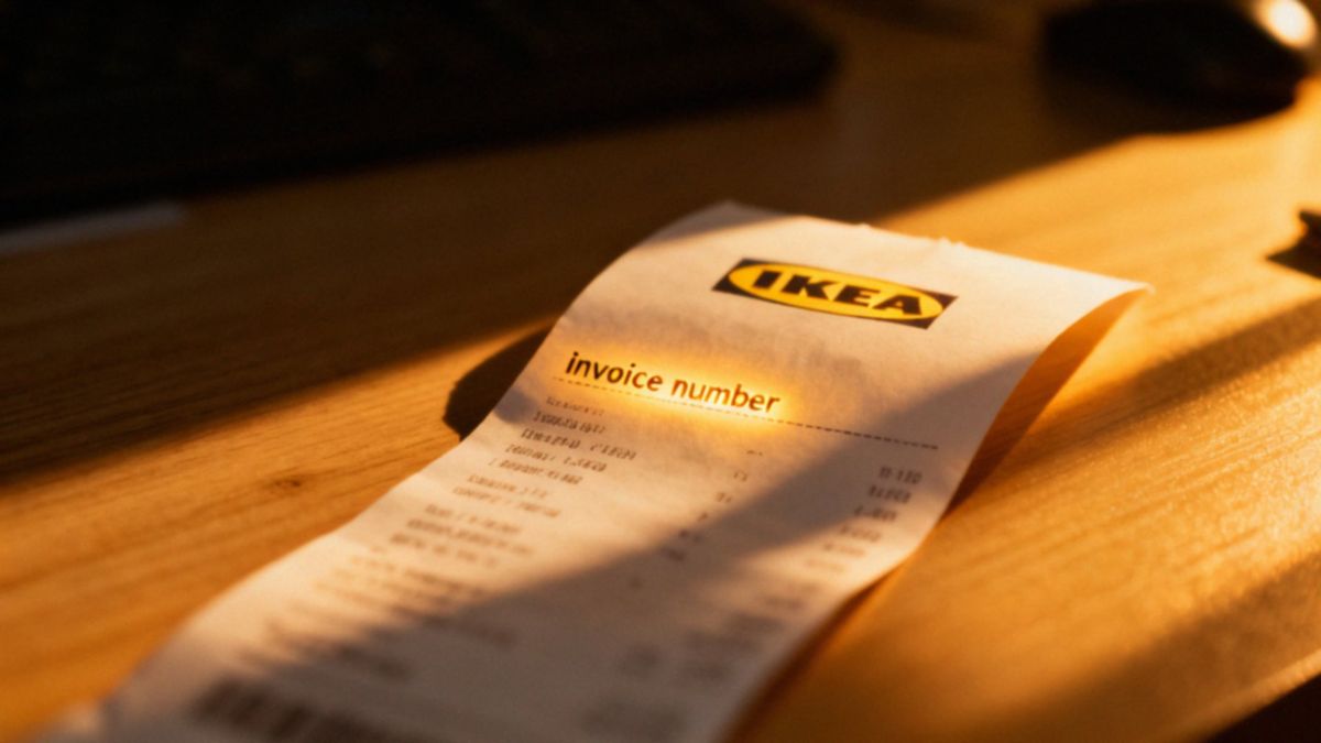 IKEA — gdzie znaleźć numer faktury uproszczonej na paragonie?
