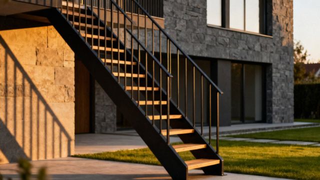 Schody zewnętrzne — pozwolenie czy zgłoszenie w 2022 roku?